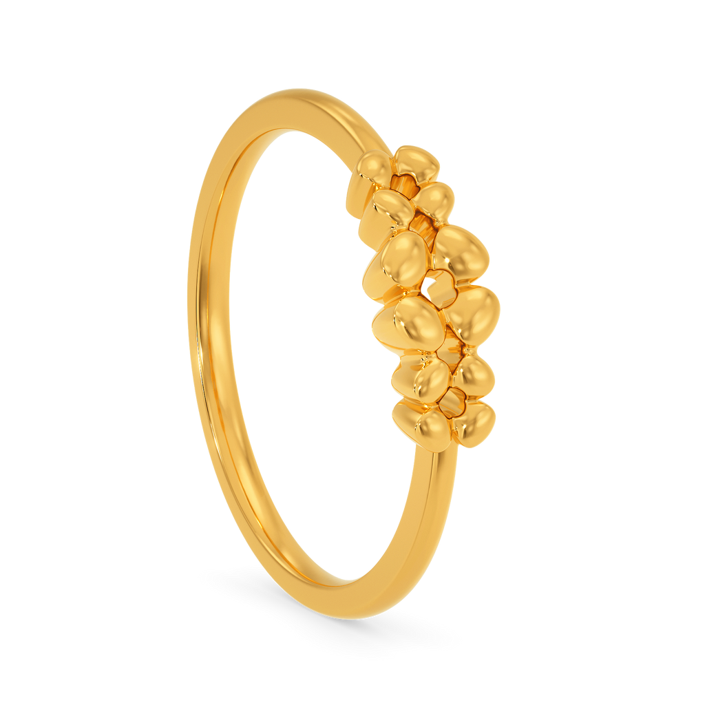 Dainty Blossom Gold Rings image