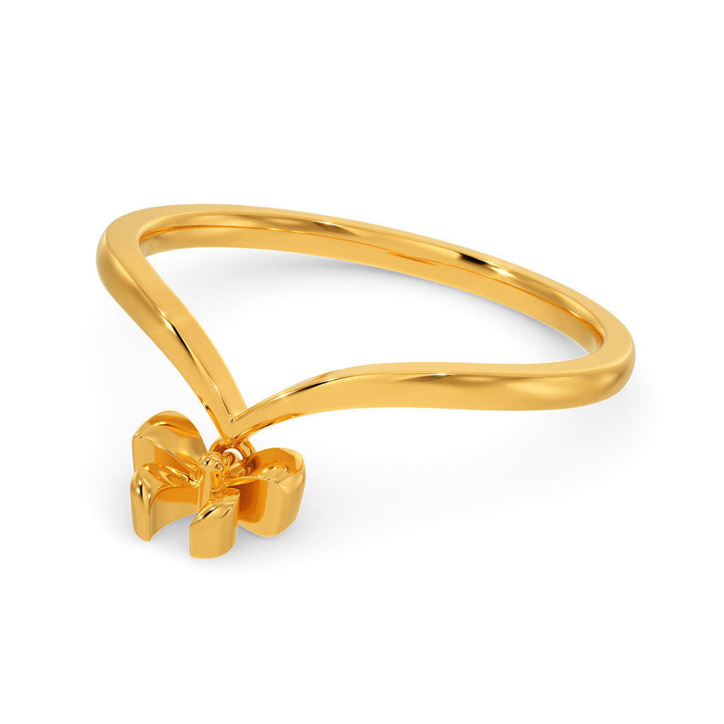 House of Bows Gold Rings alternate view 2