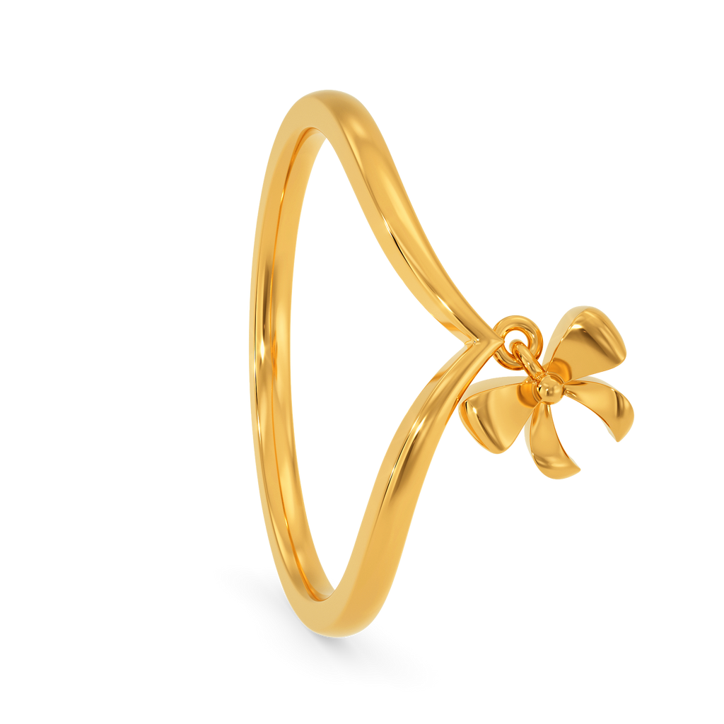 House of Bows Gold Rings image