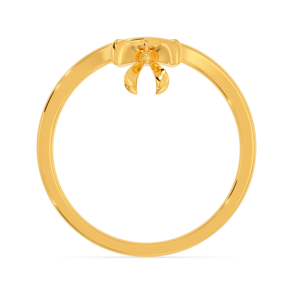 House of Bows Gold Rings image