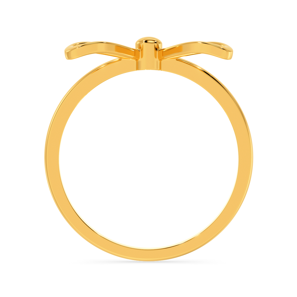 Dot a Bow Gold Rings image