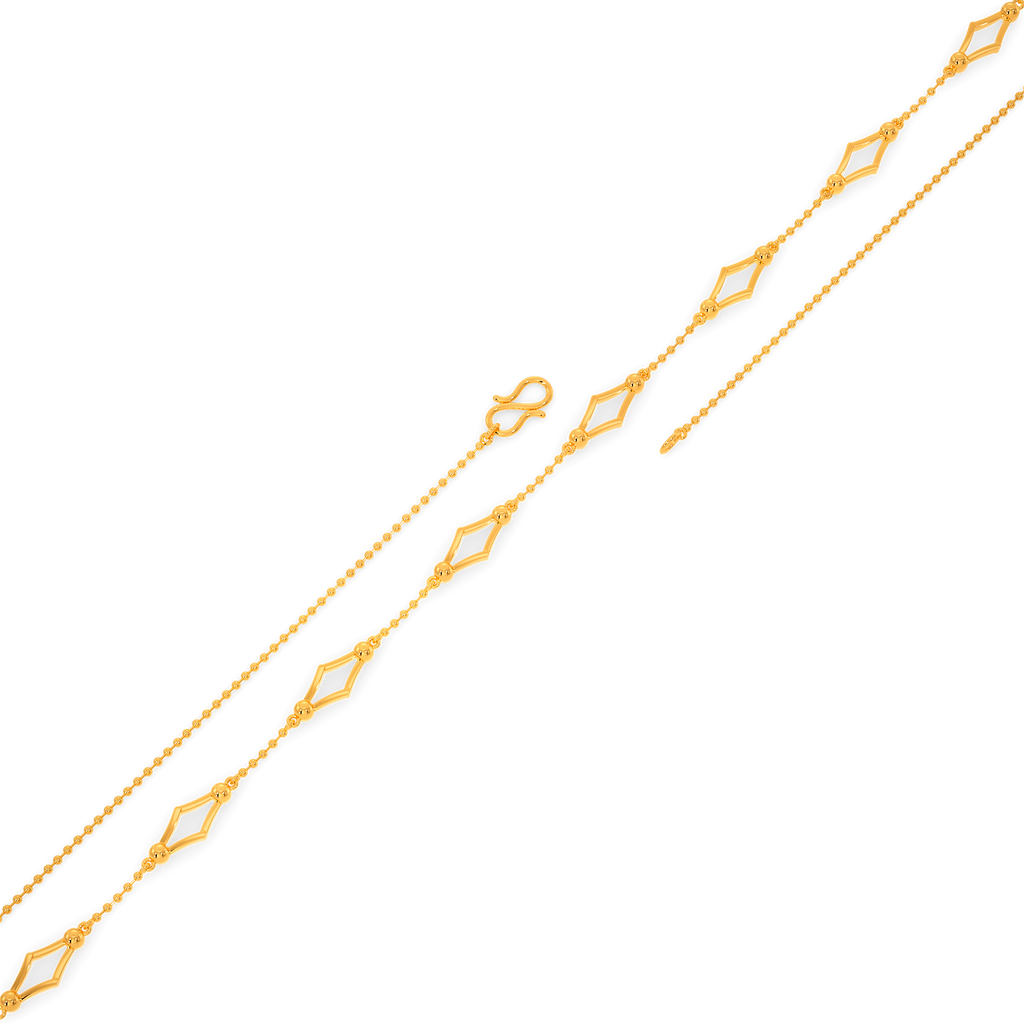 Glaze On Gold Chains