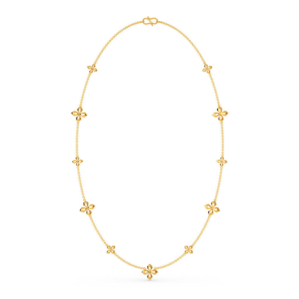 Flora Grandeur Gold Chains