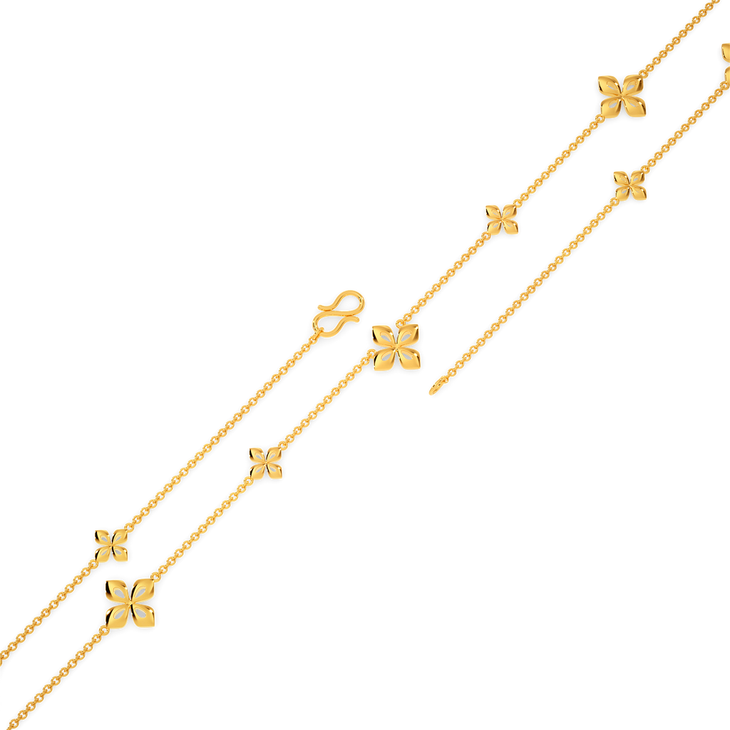 Flora Grandeur Gold Chains