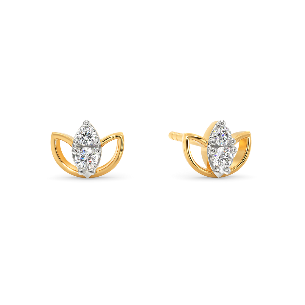 Gaga Over Flora Diamond Earrings