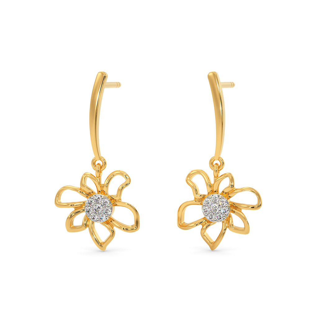 Dreamin Flora Diamond Earrings