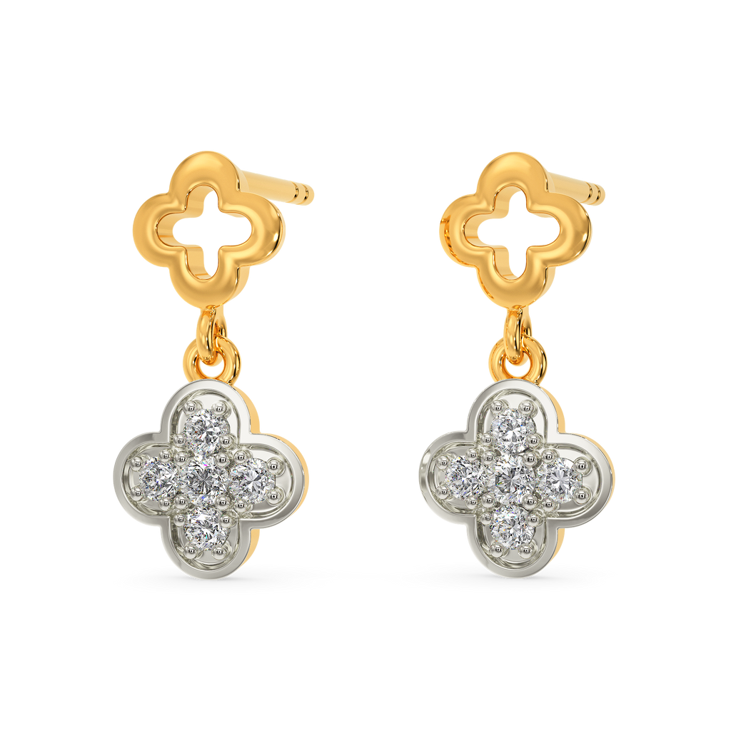 Tied Together  Diamond Earrings