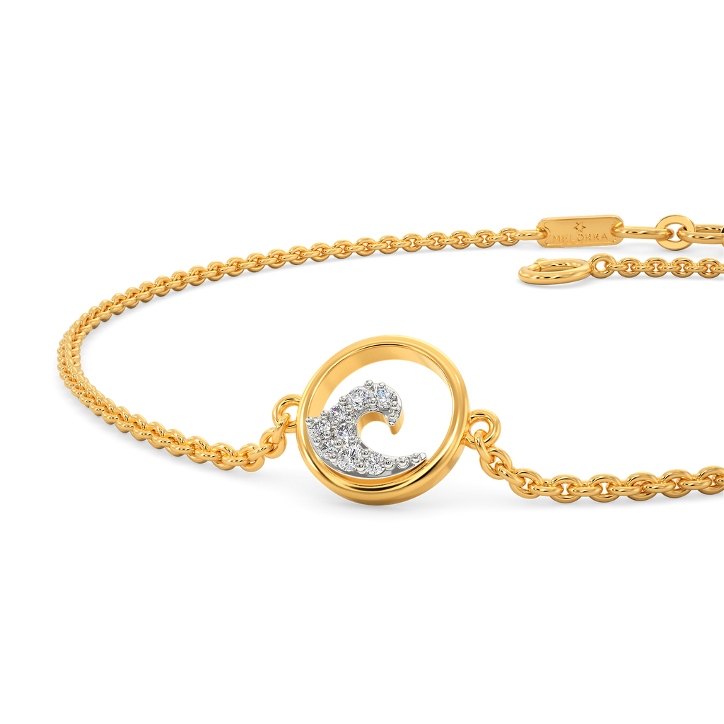 Waves Of Spring Diamond Bracelets