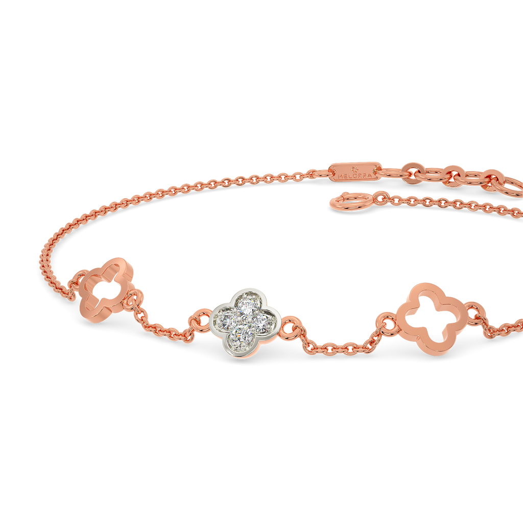 Flow Like Florals Diamond Bracelets