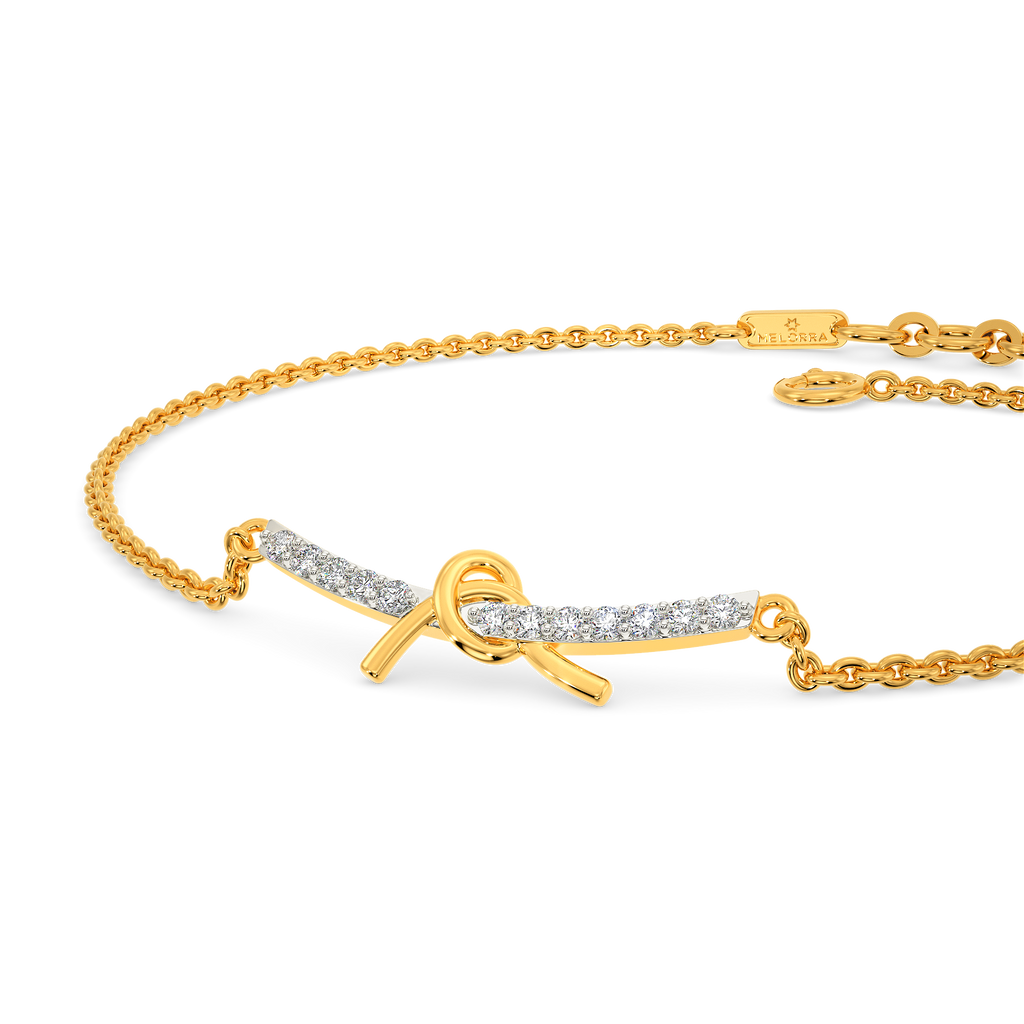 Curved N Chic Diamond Bracelets