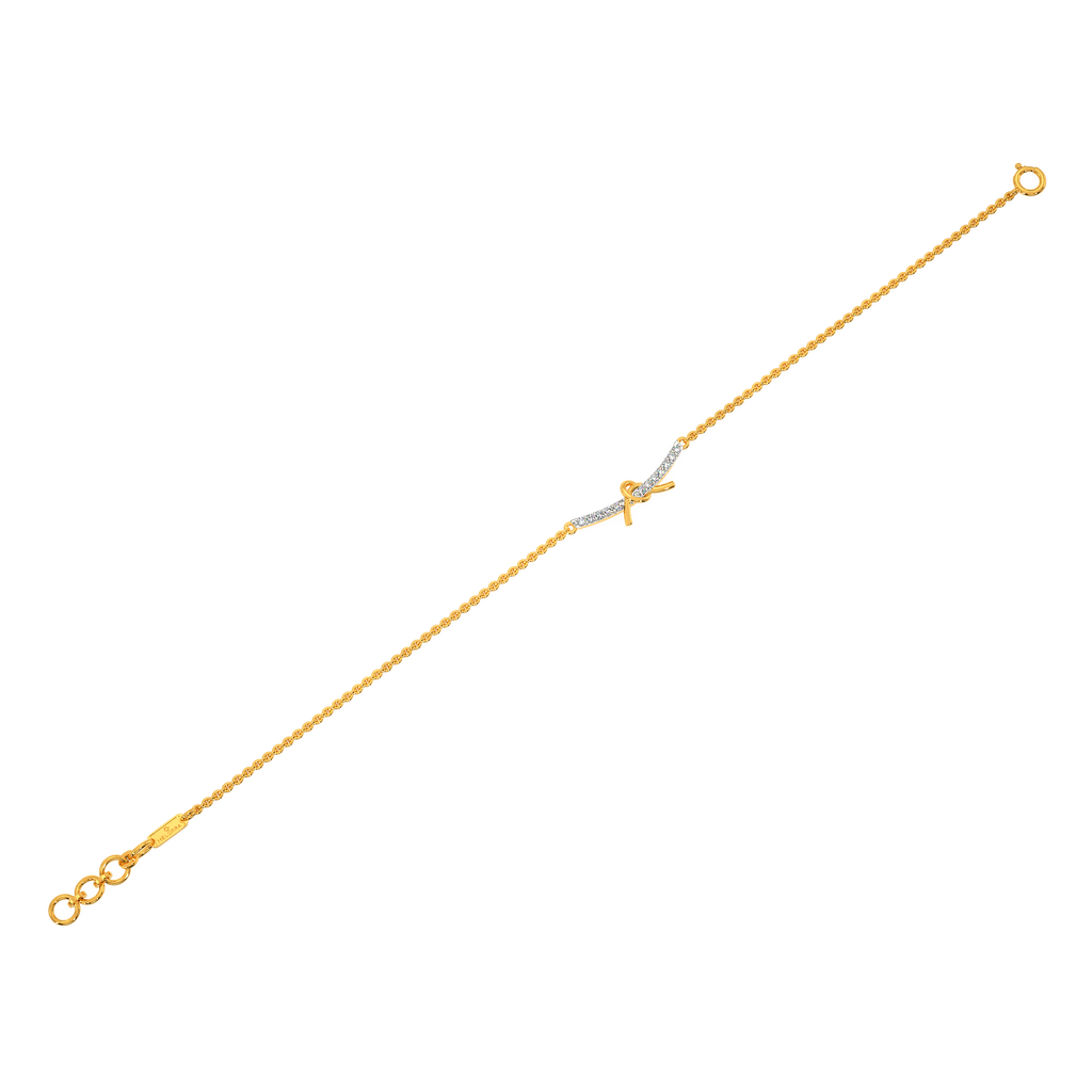 Curved N Chic Diamond Bracelets