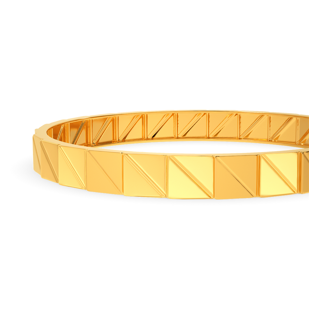 Minimalist Glory Gold Bangles For Men