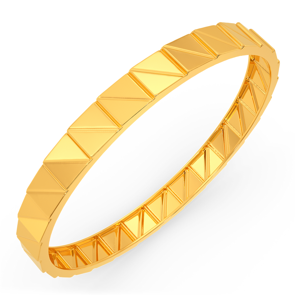 Minimalist Glory Gold Bangles For Men