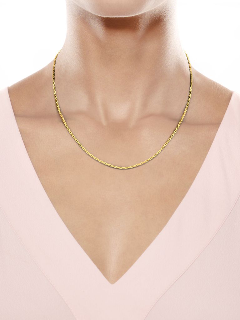 22kt Bevel Chain Gold Chains