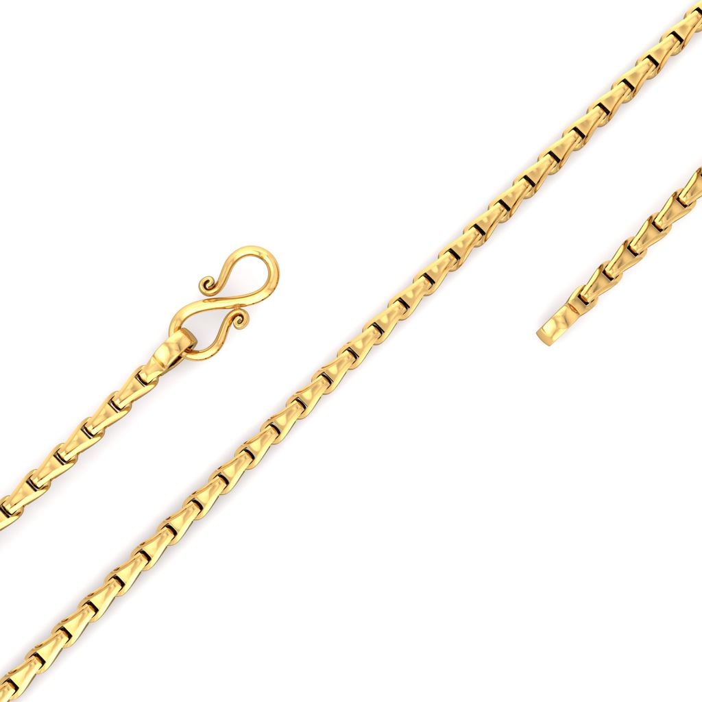 22kt Wheat Link Chain Gold Chains