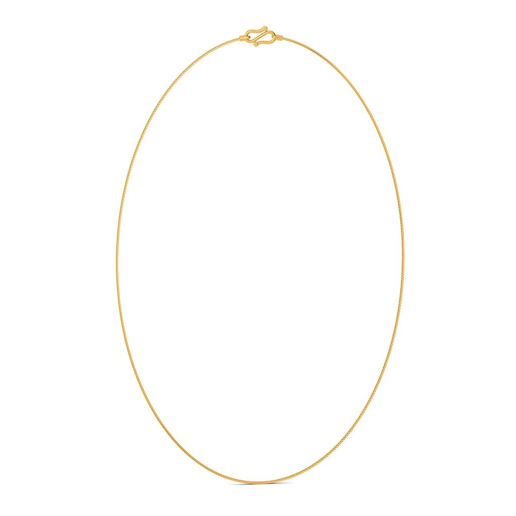 22kt Textured Box chain Gold Chains