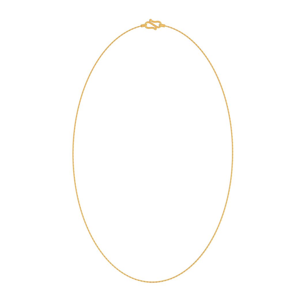22kt Elongated Box chain Gold Chains