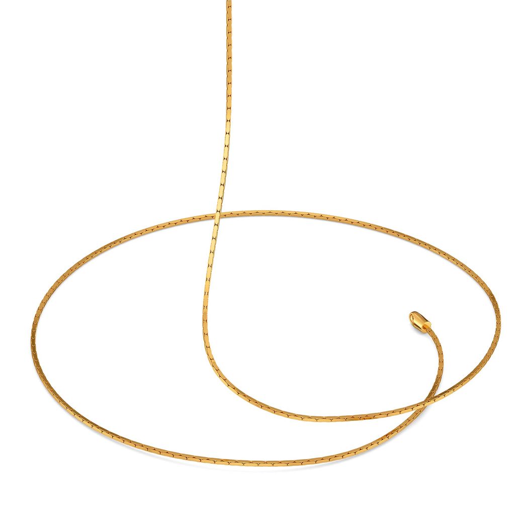 22kt Elongated Box chain Gold Chains