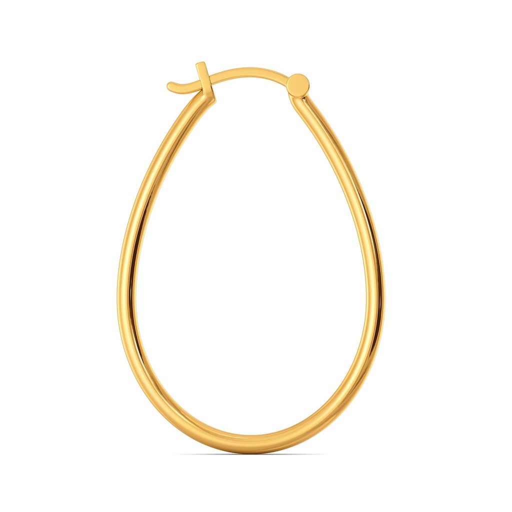 Oval Pursuits Gold Earrings
