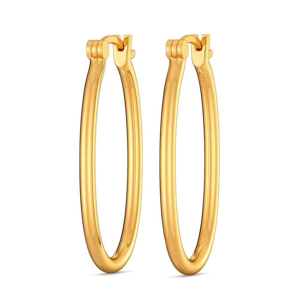 Retro Grove Gold Earrings