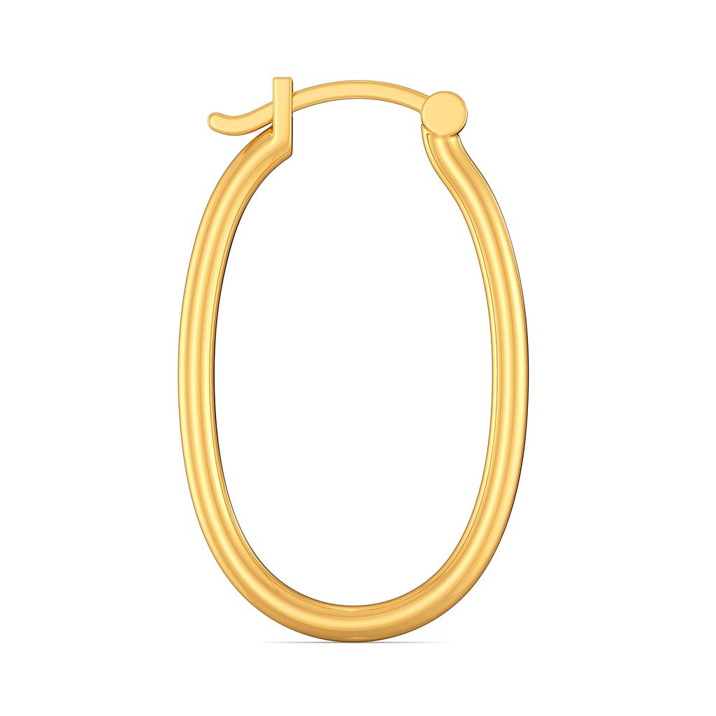 Retro Grove Gold Earrings
