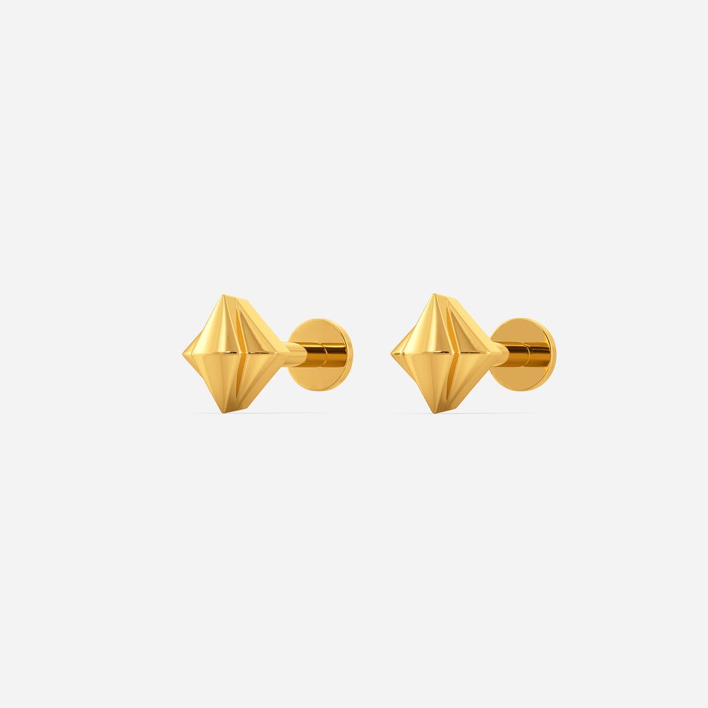 Side with Style Gold Earrings