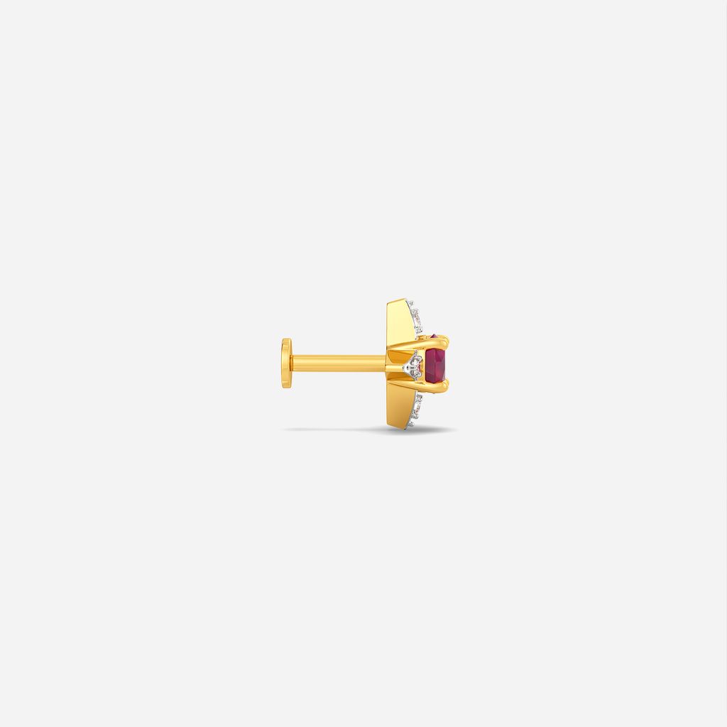 Rise on Ruby Diamond Earrings