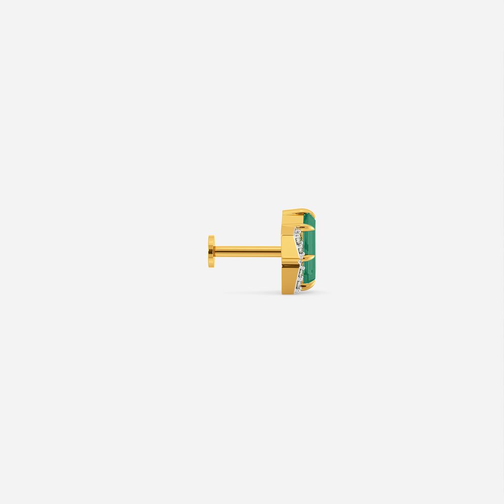 Emerald Embrace Diamond Earrings