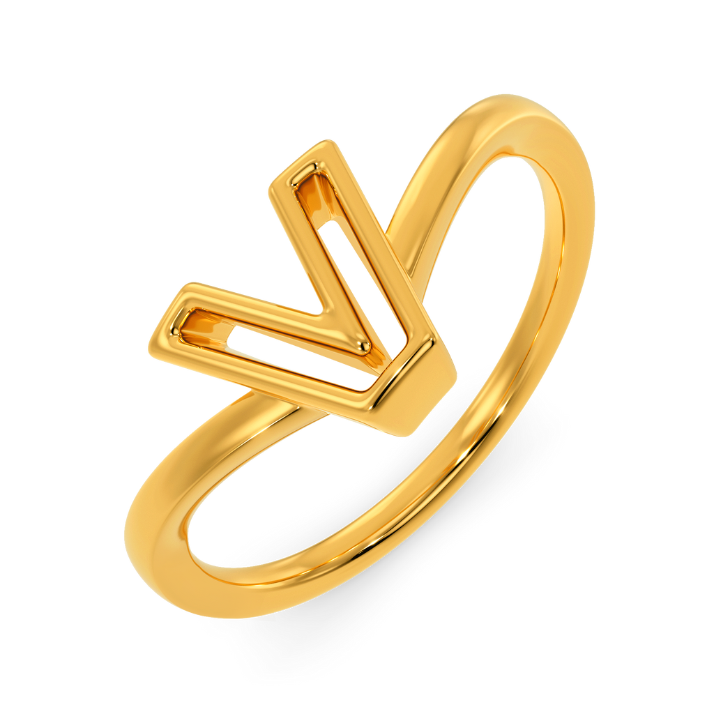 So Very Voguish Gold Rings alternate view 3