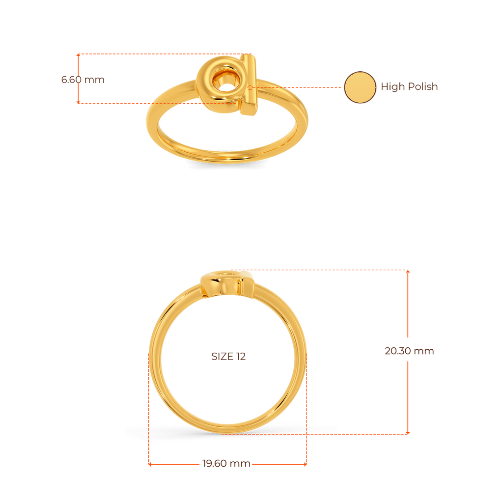 Ambitious Soul Gold Rings image