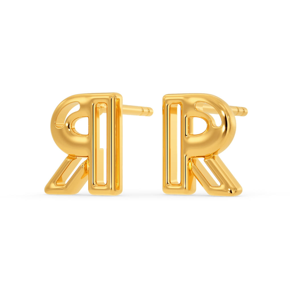 Radiant Saga Gold Earrings