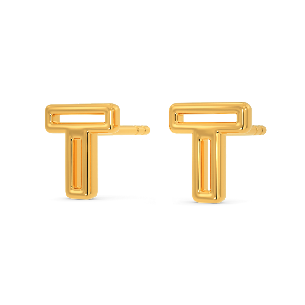 Tough Gold Earrings