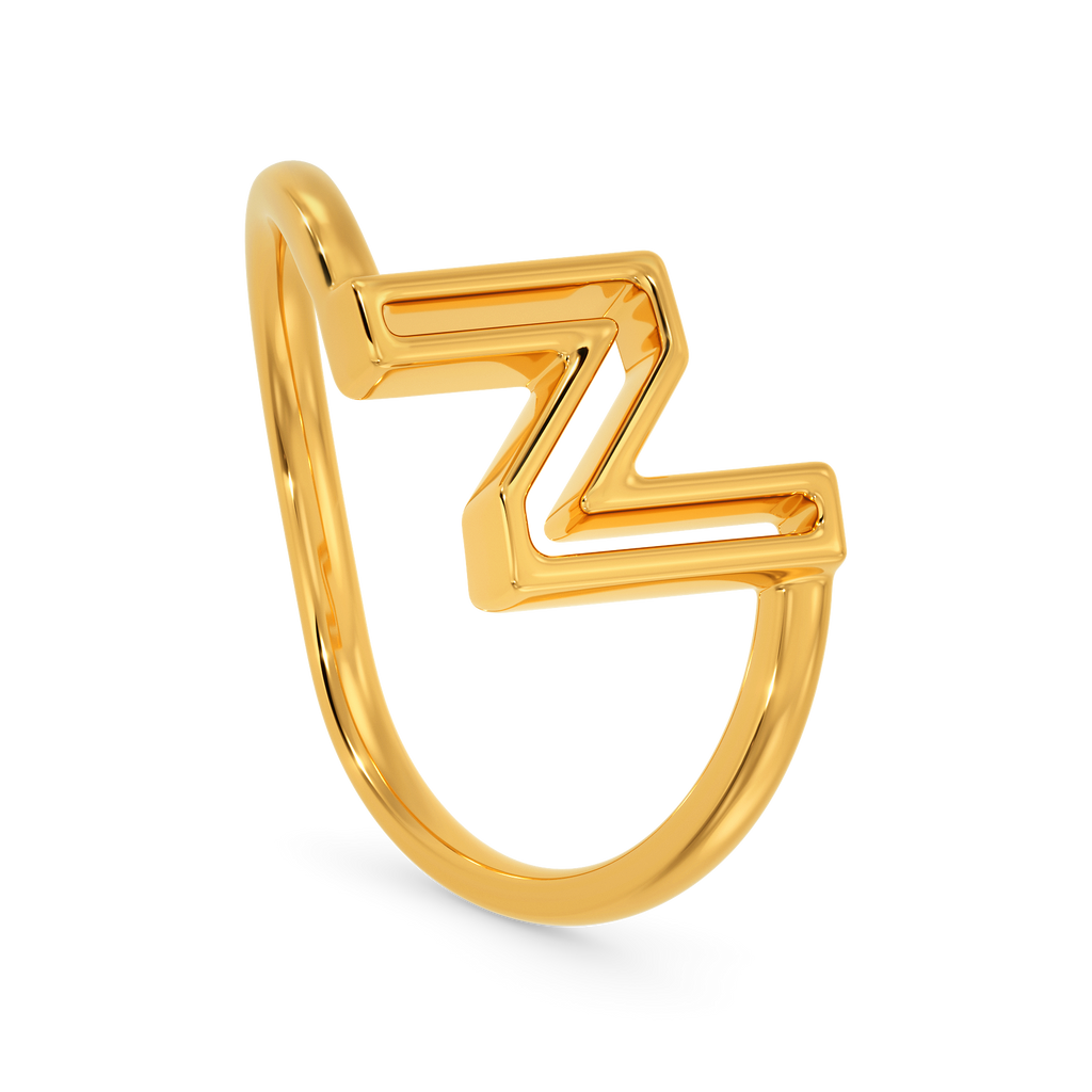Never Say Never Gold Rings image