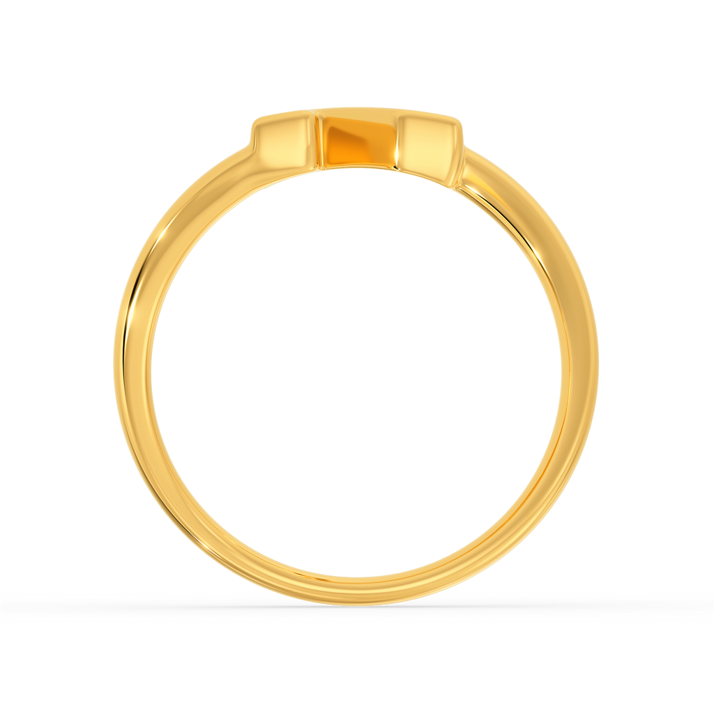 Never Say Never Gold Rings image
