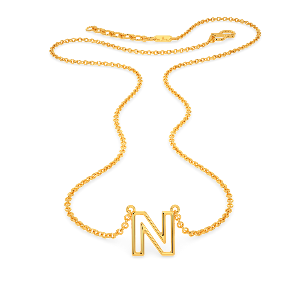 Never Say Never Gold Necklaces