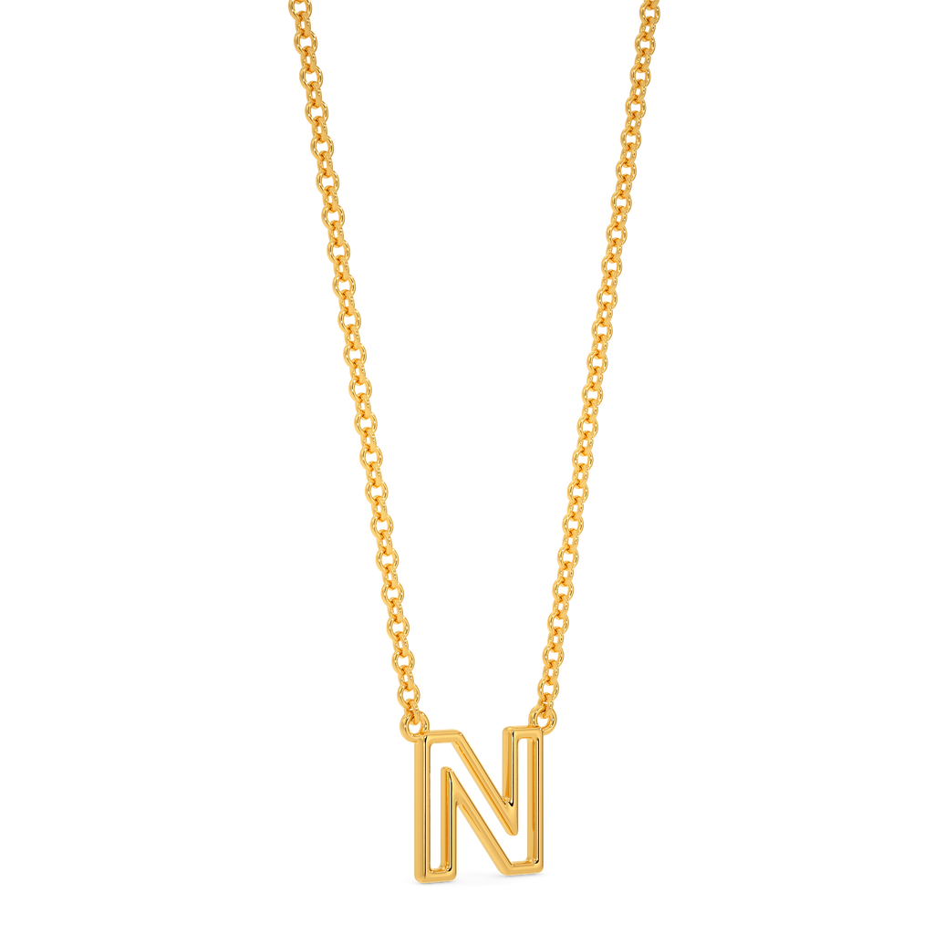 Never Say Never Gold Necklaces