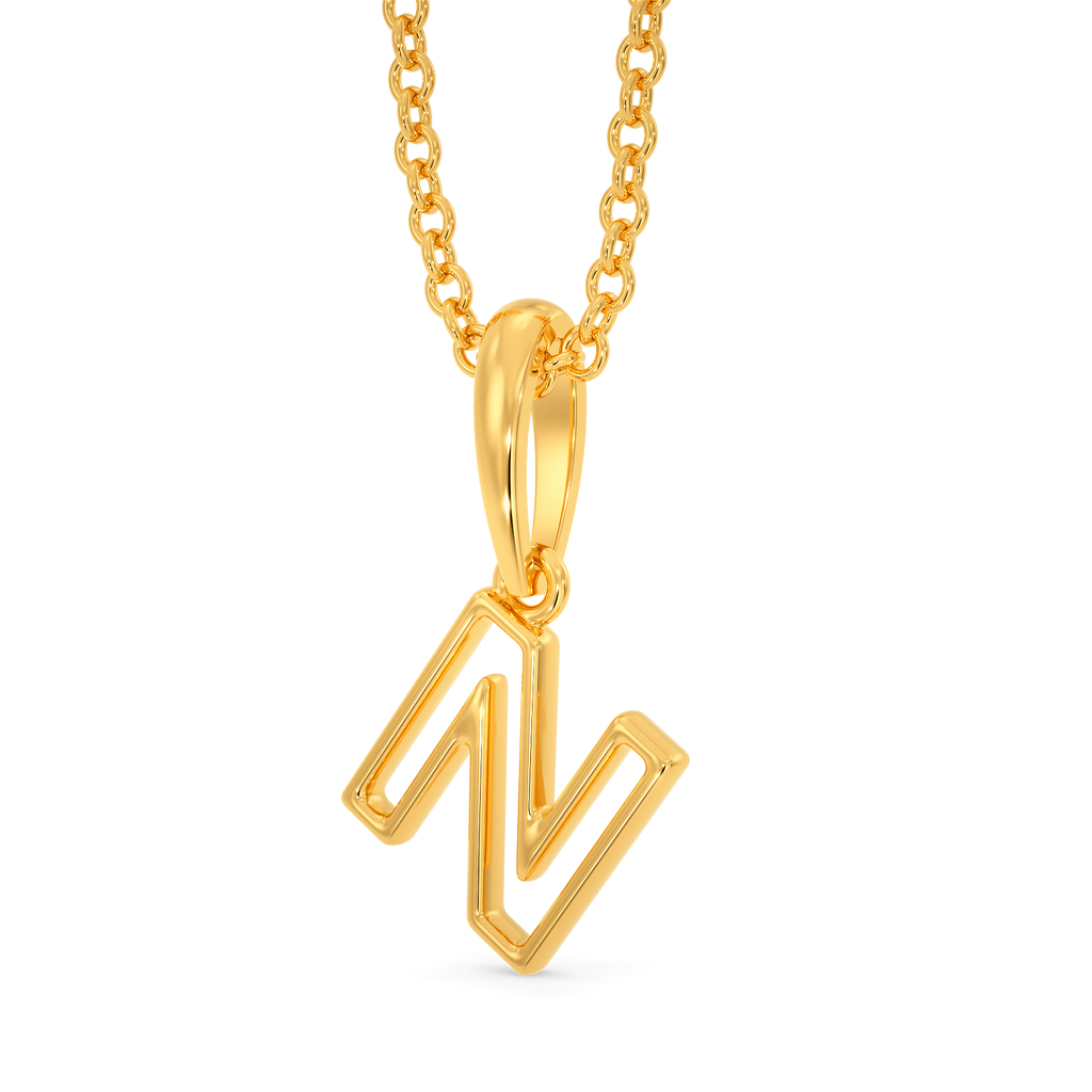 Never Say Never Gold Pendants