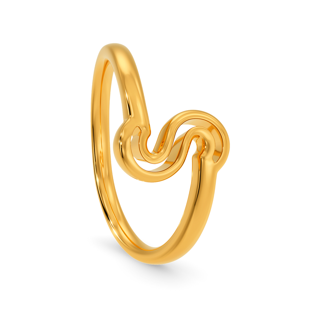 Star Stud  Gold Rings image