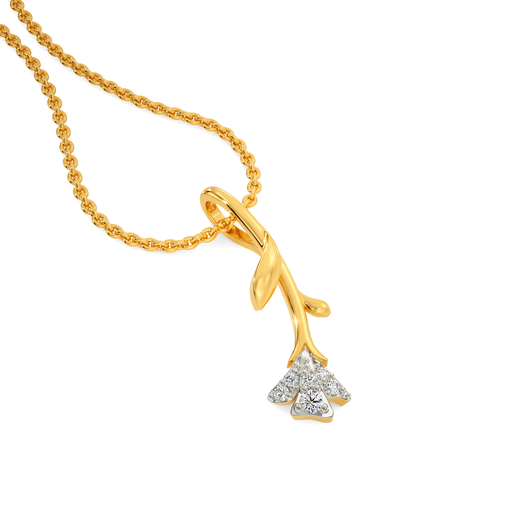 Floralial Diamond Pendants