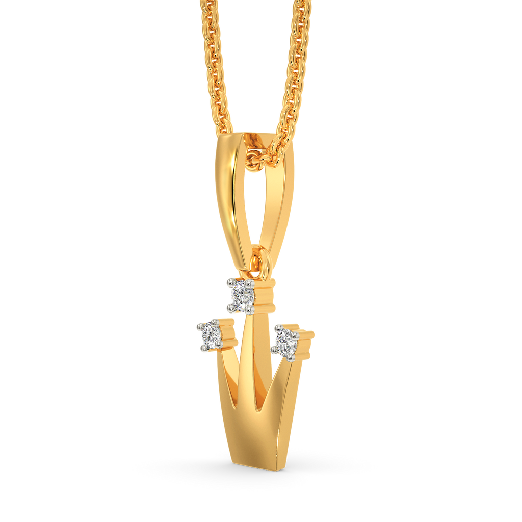 Crown Glory Diamond Pendants