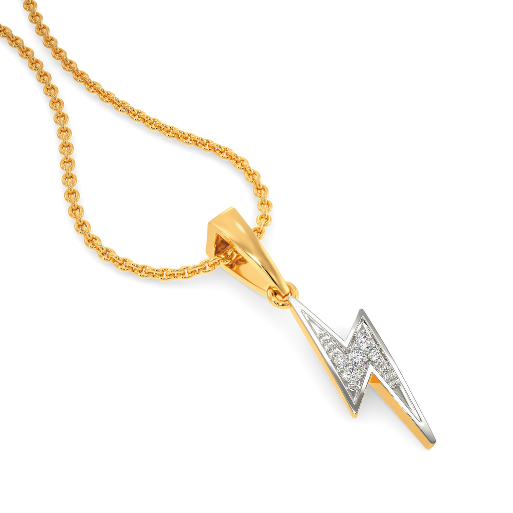 Bolt It Diamond Pendants