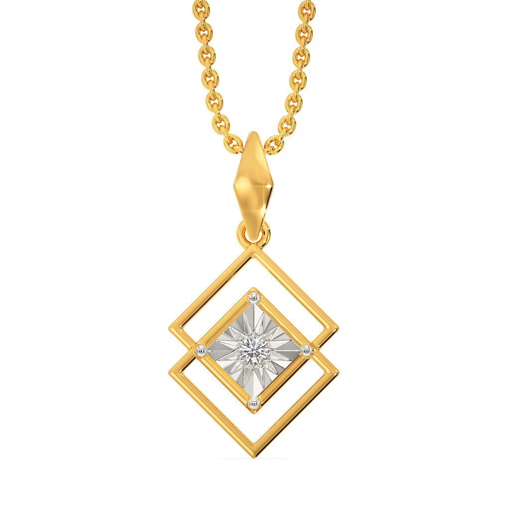 Stich In Time Diamond Pendants