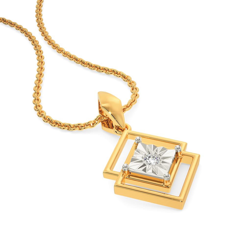 Stich In Time Diamond Pendants