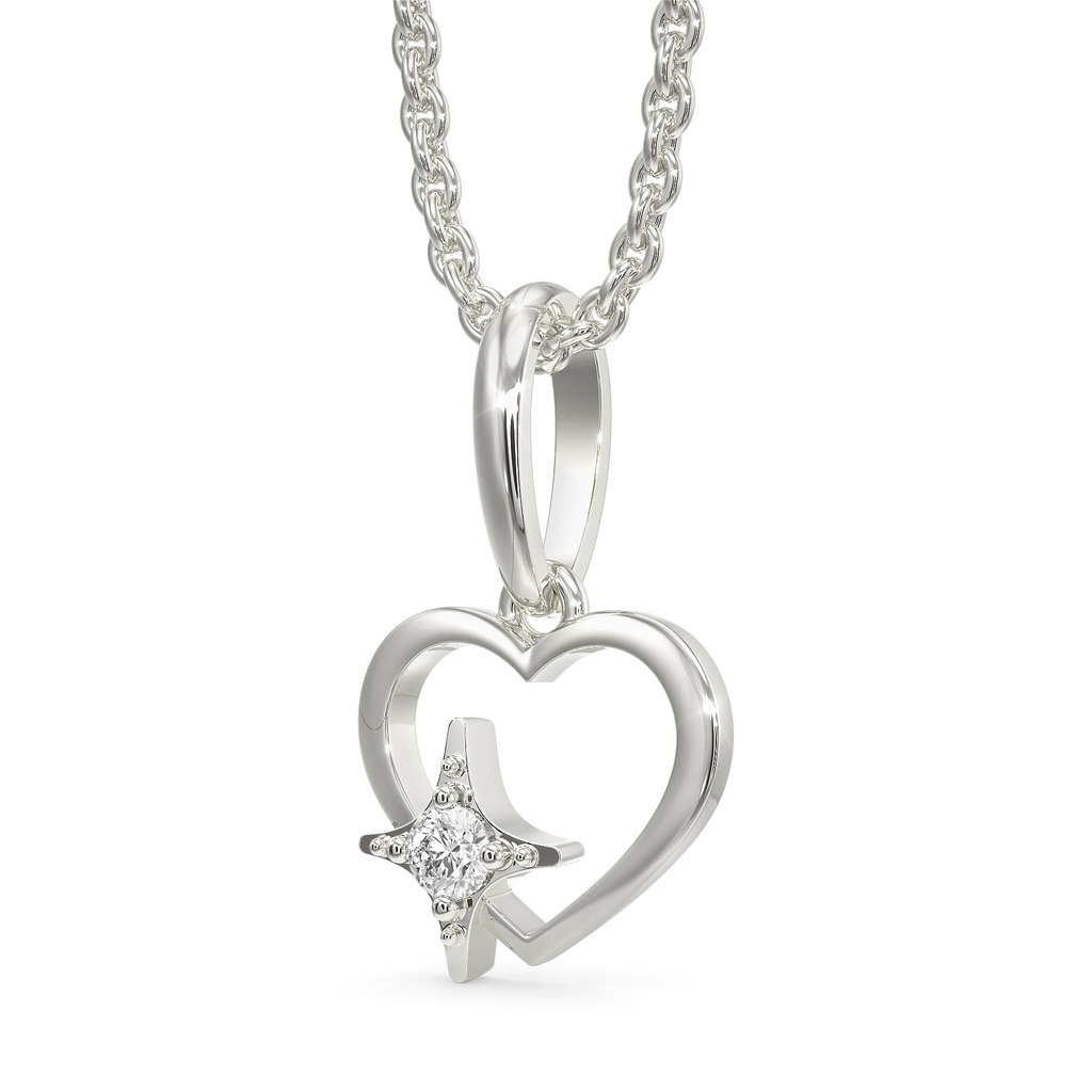 Famous Like A Star Diamond Pendants