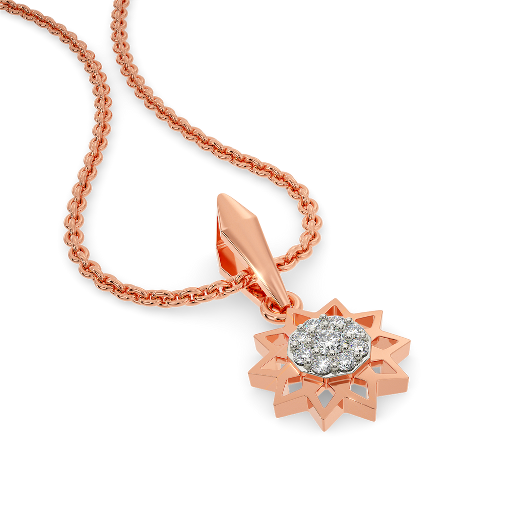Sunbeam Delight Diamond Pendants