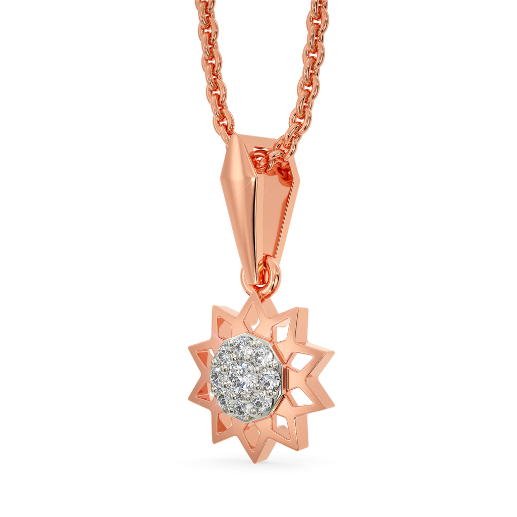 Sunbeam Delight Diamond Pendants