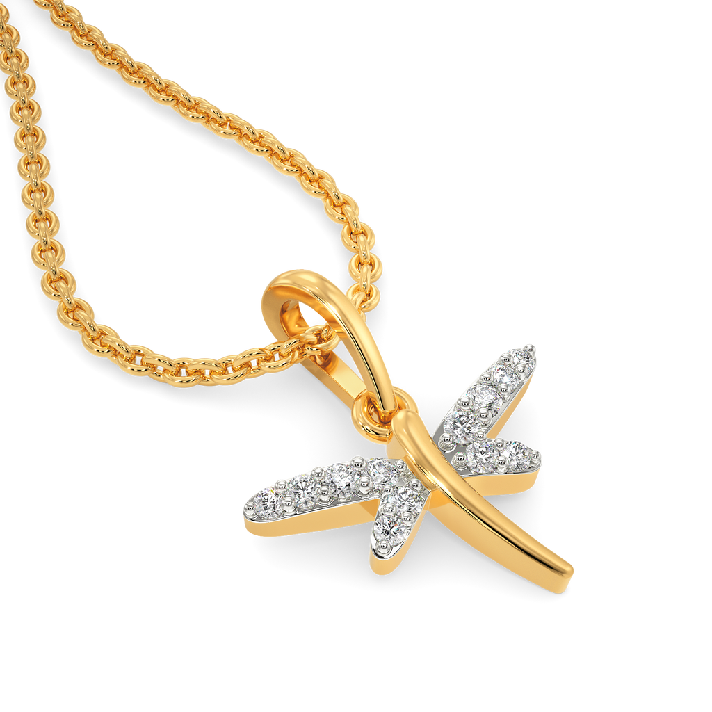 Set To Fly Diamond Pendants