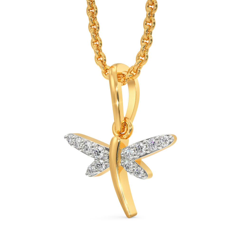 Set To Fly Diamond Pendants
