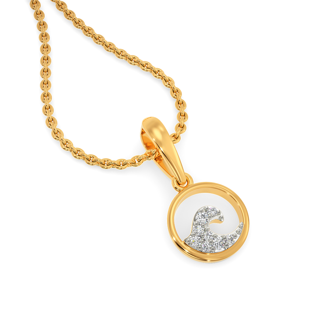 In Circles Diamond Pendants