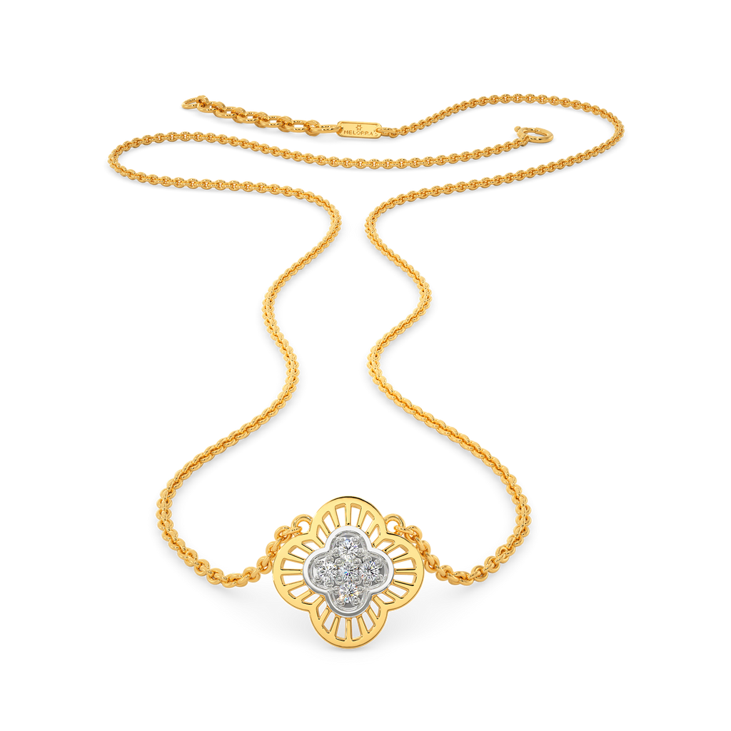 Artsy Diamond Necklaces